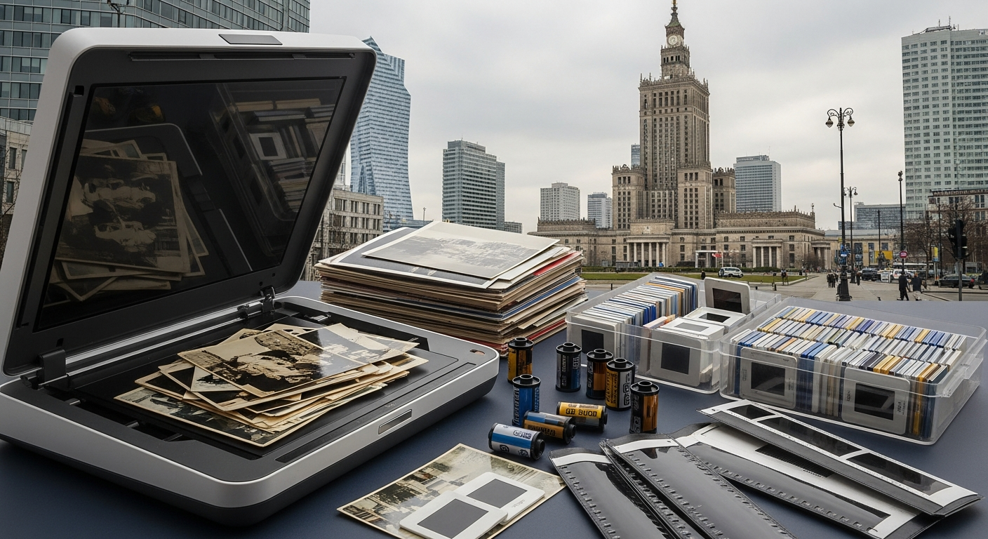 Warszawa Śródmieście skanowanie zdjęć, slajdów, przezroczy i negatywów fotograficznych